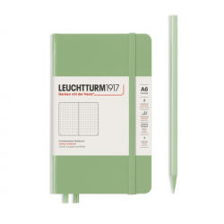 LEUCHTTURM1917 A6 Pocket pontozott lapos NOTEBOOK, Sage