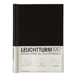 LEUCHTTURM1917 Springback Binder A5 álló, 150 lapos, fekete
