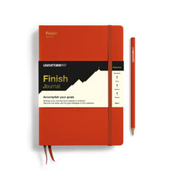 LEUCHTTURM1917 Finish Journal A5, Fox Red, Angol nyelvű