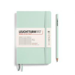 LEUCHTTURM1917 Paperback B6+ vonalas SOFTCOVER notebook, mint green