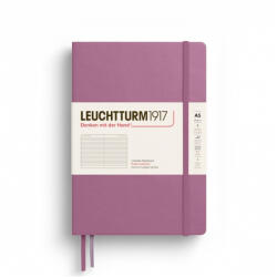 LEUCHTTURM1917 Medium A5 vonalas lapos NOTEBOOK, dusty rose