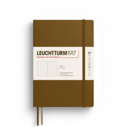 LEUCHTTURM1917 Medium A5 pontozott lapos SOFTCOVER notebook, spice brown