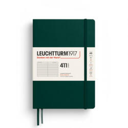 LEUCHTTURM1917 Medium A5 vonalas NOTEBOOK 411, Forest Green