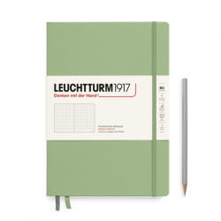 LEUCHTTURM1917 Composition B5 pontozott lapos NOTEBOOK, kemény borító, zsálya
