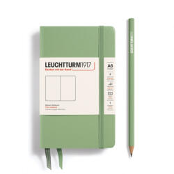 LEUCHTTURM1917 A6 Pocket sima lapos NOTEBOOK, Sage