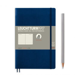 LEUCHTTURM1917 Paperback B6+ vonalas SOFTCOVER notebook, navy