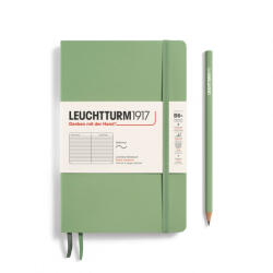 LEUCHTTURM1917 Paperback B6+ vonalas SOFTCOVER notebook, sage