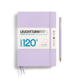 LEUCHTTURM1917 Medium Edition 120g A5 sima lapos NOTEBOOK, lila