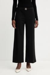 Liu Jo nadrág fekete, magas derekú széles, MF5260 J1930 - fekete 40