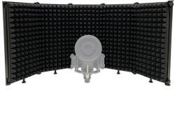  TEYUN S5 Mikrofon Akusztikus Hangszigetelő -Összecsukható Zajszűrő Izoláló-fal (45x15cm) (MCP0284B)
