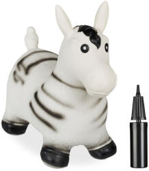 Relaxdays Zebra felfújható ugráló állatka 10048358