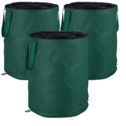 Relaxdays Pop-up kerti levélgyűjtő zsák 3 db-os szett 160 L 10026439