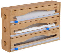 Relaxdays Natúr 3 az 1-ben fóliaadagoló 10046720