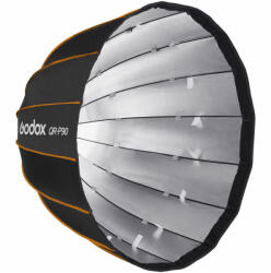 GODOX QR-P90 ernyőként nyitható parabola softbox 90cm (Bowens) (QR P90)