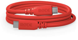 RØDE Rode SuperSpeed USB-C - USB-C összekötő kábel, 2m, piros (SC27-R)