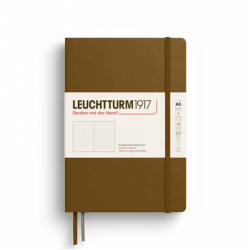 LEUCHTTURM1917 Medium A5 pontozott lapos NOTEBOOK, spice brown