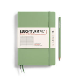 LEUCHTTURM1917 Medium A5 vonalas lapos NOTEBOOK, sage