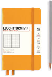 LEUCHTTURM1917 A6 Pocket pontozott lapos NOTEBOOK, rising sun