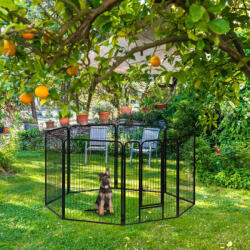 Relaxdays Kültéri/beltéri kutyaház kutyakennel XXL 10025124_61