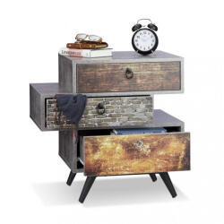 Relaxdays Vintage komód 3 fiókkal 10021858