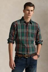 Ralph Lauren pamut ing legombolt galléros, sötétkék, regular, 710P00524 - sötétkék L