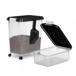 Relaxdays Kutyaeledel tároló doboz 2 db készlet 10 és 30 literes 10048220