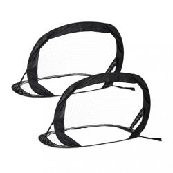 Relaxdays Pop-up mini focikapu fekete 2 db-os szett 10048843