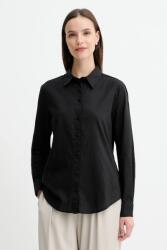 Benetton pamut ing galléros, sötétkék, regular, 5WPQDQ0AX - fekete S