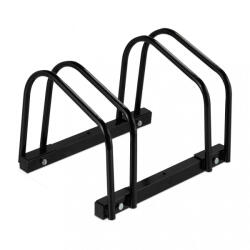 Relaxdays Kerékpártartó 2 kerékpárhoz fekete 10043635