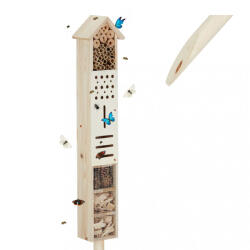 Relaxdays Rovarhotel földbe szúrható 148 cm 10026029