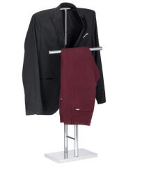 Relaxdays Szobainas ruhaállvány króm 10024586