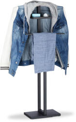 Relaxdays Modern szobainas fekete 112x52, 5x20 cm 10024566