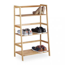 Relaxdays Bambusz állópolc cipősszekrény 91x57x32 cm 10020287