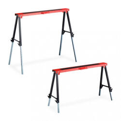 Relaxdays Összecsukható bak 12 különböző magasságban állítható 2 db-os készlet 10039227