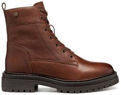 Geox velúr bokacsizma D IRIDEA barna, lapos talpú, D16HRC 000FF C0013 - barna Női 37