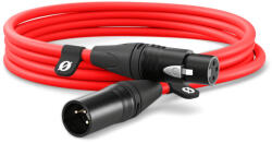 RØDE RODE 3m XLR mikrofonkábel, piros (XLR3M-R)