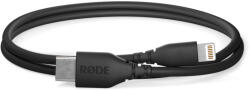 RØDE Átalakító kábel Videomikrofonok iPhonehoz és egyéb TRRS bemenetű készülékekhez történő csatlakoztatására (TRS-TRRS), 170mm hosszúság (SC4)