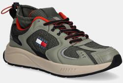 Tommy Jeans sportcipő TJM RUNNER MIX MATERIAL - zöld Férfi 41