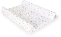  Ceba pelenkázólap huzat pamut (50x70-80) 2db/csomag sötétszürke sárga csillagos - vital24