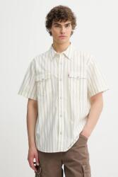 Levi's pamut ing galléros, relaxed - bézs XL