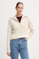 Tommy Hilfiger gyapjú pulóver - bézs XL - answear - 52 990 Ft