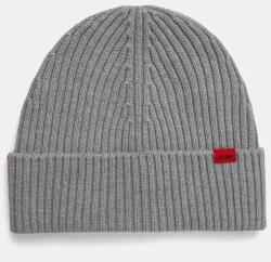 HUGO gyapjú sapka szürke, gyapjú, 50524570 - szürke Univerzális méret