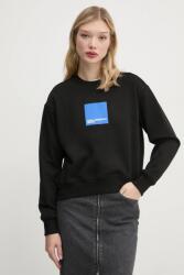 Karl Lagerfeld Jeans pamut melegítőfelső fekete, női, nyomott mintás, A1W20006 - fekete M