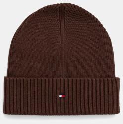 Tommy Hilfiger sapka kasmír keverékből sárga, AM0AM12796 - barna Univerzális méret