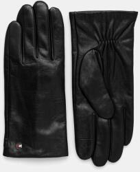 Tommy Hilfiger bőr kesztyű - fekete S/M - answear - 23 090 Ft