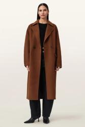 AllSaints baba gyapjúkeverék pulóver SELLMA - burgundia 38