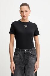 BOSS Orange pamut póló - fekete M - answear - 16 990 Ft