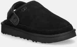 Ugg papucs velúrból Goldencoast Clog II fekete, férfi, 1166915-BLK - fekete Férfi 42