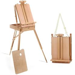  Fa festőállvány SINOART festődobozzal 74x110x183cm tábori (MEE0011)