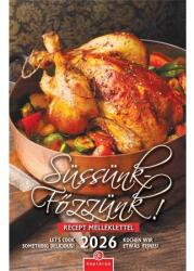 CSG Falinaptár 2026 CSG 21x32 cm Süssünk-főzzünk, magyar ünnep és névnapokkal
